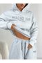 Unisex Women's and Men's Healty for Printed Oversize 3 Thread Hooded Sweatshirt and Baggy Sweatpants - 2