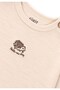 Embroidered Seasonal Baby Set 0-3 Years Sand - 3