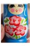 Wooden Matryoshka Doll Set of 5 – Nesting Russian Dolls Hand Painted Decorative Toy Gift - 2