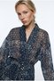 Accessory detailed kimono