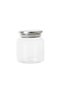 6-Piece 600 ml Glass Spice Rack Set |   Vacuum Spice Storage Set with Metal Lid |   Kitchen Organizer - 4