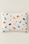 Cute Dinosaurs Muslin Baby Pillowcase 35X50 cm Set of 2 |   Children's Room Decorative Pillowcase