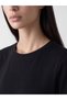 Vizyon New Season Black Crew Neck Women's T-Shirt - 3