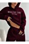 Unisex Women's and Men's Healty for Printed Oversize 3 Thread Hooded Sweatshirt and Baggy Sweatpants - 2