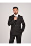 Double Breasted Suit Slim Fit Italian Style Jacket Trousers - 3