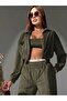 Silk Velvet 3-Piece Set Top and Bottom Crop - 3