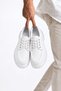 Jy-T13 Nova Lace-Up Leather Men's Casual Sports Classic Shoes Cbt - White - 8