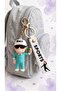 Cute Keychain - Funny 3D Delivery Guy | SPORTS Strap Keyring - 2