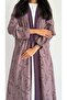 MWT2092 - Printed Chiffon Abaya | عباية شيفون مطبوعة - 7