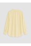 Ozmarka New Season Yellow Hakim Collar Women's Shirt Tunic - 7