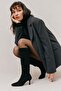 Dorado Black Suede Women's Heeled Boots - 2