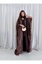 Mwt2124 - lined chiffon abaya - 2