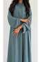 Mw2199 - Basic Stylish Abaya with a Functional Cut and Comfortable Material That Suits Your Everyday Look - 7