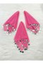 Large Size Chiffon Handkerchief, 50X50Cm Pink Silver 5 Pieces, Bride Groom Wedding Henna Circumcision Engagement Bridesmaid Promise Bride - 8