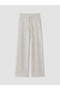 Özmarka New Season Gray Women's Sweatpants with Elastic Waist - 5