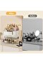 Makeup Organizer with Drawers, Rotating Cosmetic Brush Holder, Countertop Storage for Vanity, Bathro - 3