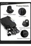Korean Style Casual Crossbody Bag Small Shoulder Backpack for Men Waterproof Slim Chest Bags with USB Charging Port for Travel Cycling - 4