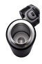 Steel Flask 450 ml with Straw and Locking Lid Black - 3