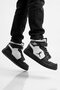 Black-White Velcro Basket Style Ankle Length Sneaker Boys' Sports Shoes Haykat Long Air