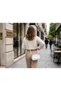 White Leather Look Women's Shoulder Bag - 4