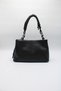 Women's Black Knitted Strap Lined Zipper Closure Crossbody Hand, Arm and Shoulder Bag - 2