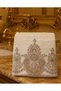 Cerina Velvet Towel Cream&Cappicuno Towel Set-Hand&Face Towel Set 50&90 - 3