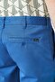 Men's Slim Fit Organic Cotton Bermuda Blue Shorts Men's Slim Fit Cotton Bermuda Shorts Blue - 3