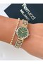 Steel Strap Special Design 2 Year Warranty 3 Atm Waterproof Women's Wristwatch + Bracelet Gift - 3