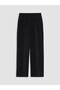 Özmarka New Season Black Women's Trousers with Elastic Waist - 5