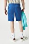 Men's Slim Fit Organic Cotton Bermuda Blue Shorts Men's Slim Fit Cotton Bermuda Shorts Blue - 2