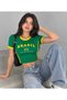 Trend Brasil Printed Crop T-Shirt - 2