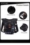 Multifunctional Men Waist Bag Knight Tactical Leg Bag Nylon Waterproof Crossbody Bag Shoulder Bag for Outdoor Sports Fitness Crossbody Bag Black - 4