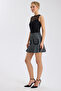 Tasseled Ruffled Tweed Mini Skirt - 2