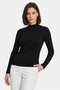 2-Black Women's Half Turtleneck Long Sleeve Body/Blouse - Pack of 2 - 3