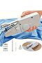 Portable Mini Electric Handheld Sewing Machine Compact Stitching Tool Suitable for Sewing Home Travel And Projects Battery Powered Easy to Operate for Beginners And Professionals