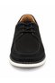 Men's Black Genuine Suede Leather Casual Sports Shoes Lightweight Comfortable Stitched Sole - 5