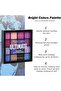 Eyeshadow Palette, 16 Colors Blendable Waterproof Eye Shadow Pallet, Matte Glitter Long Last - 3