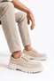 Jy-T13 Nova Lace-Up Suede Men's Casual Sports Classic Shoes Sbt - Beige - 6