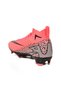 Pink-Black Sock-Lace Unisex Crampon Football Shoes Superfly - 4