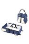 4-in-1 Multi-Functional Waterproof Diaper Bag Portable Bed With Multiple Pocket 74x35x18cm - 3