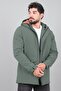 Quilted Bag Pocket Fixed Hooded Winter Coat Pldp 3039_50527