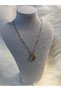 Zodiac Sign Pendant Sedefli̇ Necklace 316L Stainless Gold “Anti-Allergic” Stylish Elegant - 4