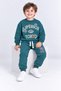 Boy's Superior Tokyo Printed 2-Piece Tracksuit Set Casual Cotton Bottom and Top Set Ak116 - 3