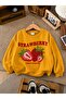 3 Yarn Combed Cotton Strawberry Printed Unisex Children's Crewneck Sweat Qa4