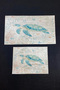 Decorative Digital Printed Set of 2 Bath Mat Non-Slip Base Toilet Set - 2
