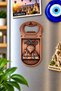 Cappadocia Magnetic Bottle Opener – Metal Decorative Refrigerator Magnet – Gold Silver Copper – Different Patterns & Models - 2