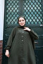 Shirt Collar with Snap Buttons on the Front and Elastic Cuffs Set - 7