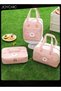 3-Piece Oxford Multifunction Food Insulation Bag Warm and Fresh Keeping Reusable Lunch Bag for School Office Outdoor Picnic