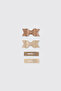 Girl's Beige Buckle Set - 2