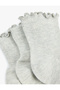 Ruffled 3-Piece Sock Set - 3